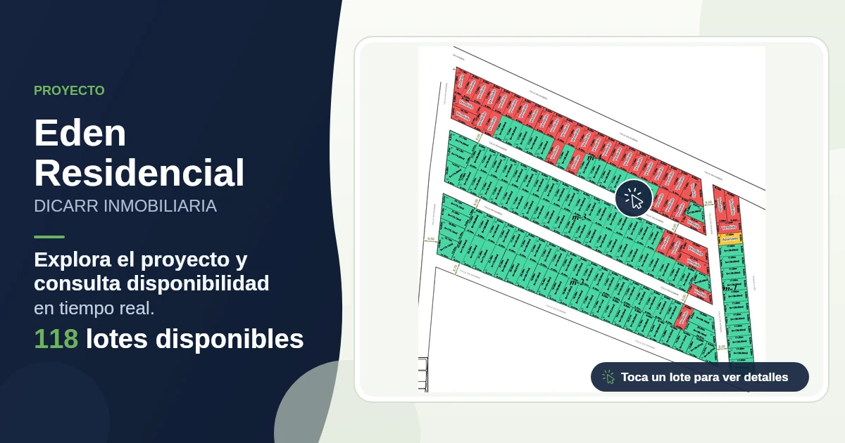 Plano de Eden Residencial